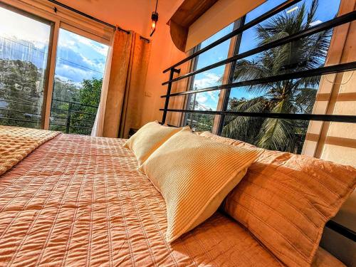 Llit o llits en una habitació de Casa Belle
