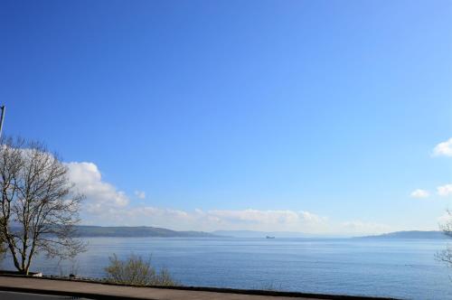 a view of a large body of water at Dunmore Coastal Retreat in Dunoon