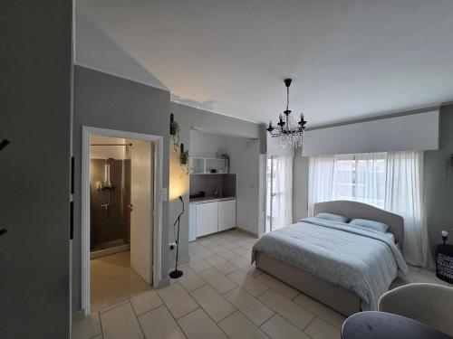 Llit o llits en una habitació de Beach apartment's