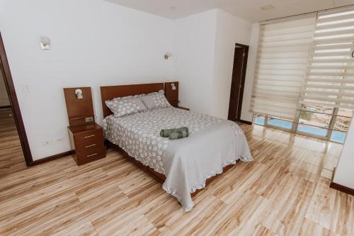 Una cama o camas en una habitación de Torre Esteban