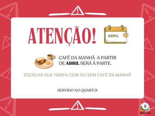 a poster for an event in africa with the words africaja caredar at Hotel Pousada Plataforma in Mongaguá