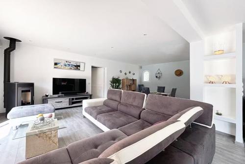 Villa Baccara, piscine privée, plages à pieds