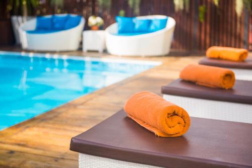 Kolam renang di atau dekat dengan Tetris Hotel