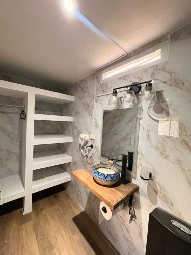 Virtuvė arba virtuvėlė apgyvendinimo įstaigoje Naab apart complex