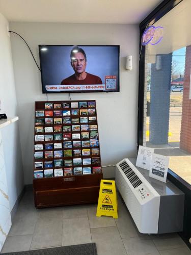 a store with a display ofvertisement at Westowne Inn Paducah I-24 Exit 4 in Paducah