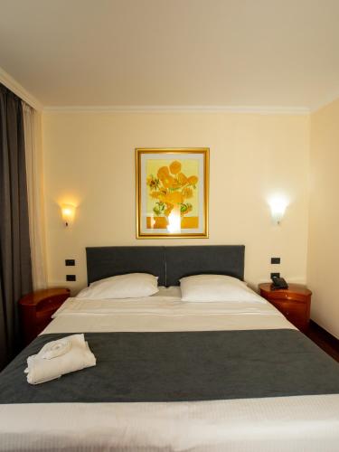 Katil atau katil-katil dalam bilik di Hotel Pushkin