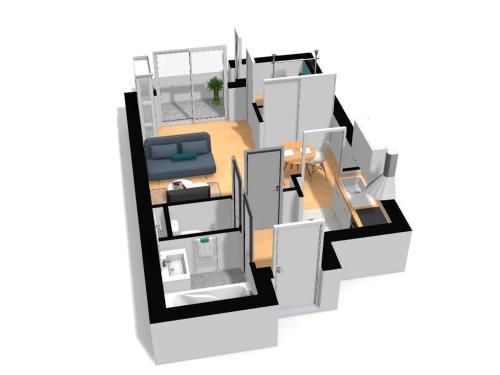 FS280-645 Appt studio cabine 4 personnes FREJUS