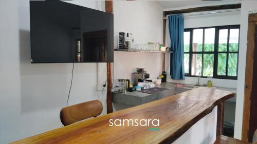 Køkken eller tekøkken på Samsara Villas