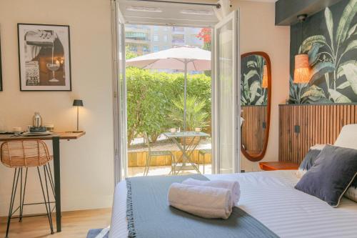 Studio chic piscine, jardin et parking, Lyon 3