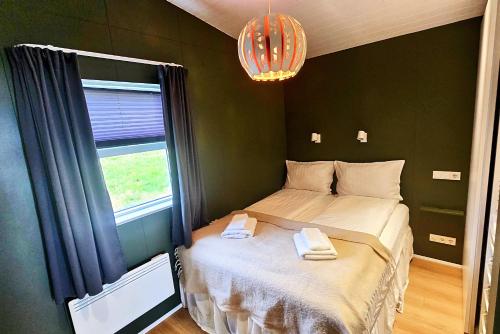 Krevet ili kreveti u jedinici u okviru objekta Seljanlandsfoss Cabin