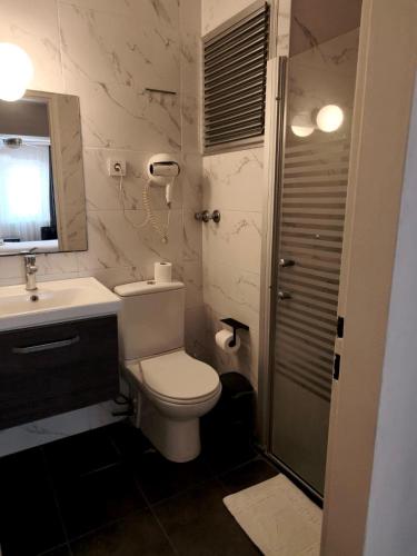 Et badeværelse på Hotel Balca