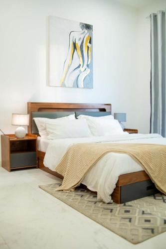 Llit o llits en una habitació de Mon Paradis de bonheur