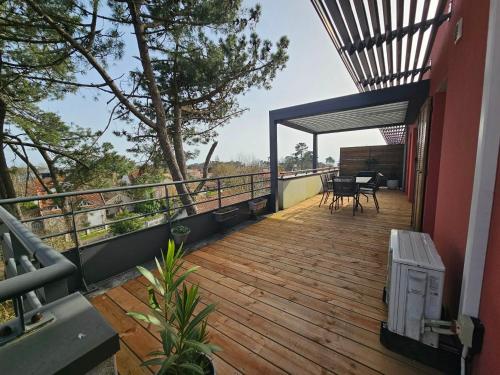Rooftop pour 3 personnes à Andernos les Bains -300 m de la plage