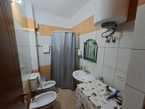 Koupelna v ubytování Lungo Breeze