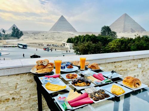 Alivia Scarab Pyramids View