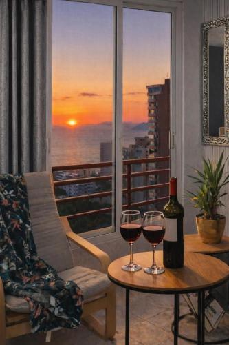 Kalifornia Benidorm Playa Piscina, Terraza Privada y Parking Gratis