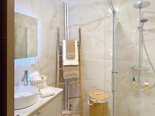 Cannes luxury 2 bedroom app walking distance from beach
