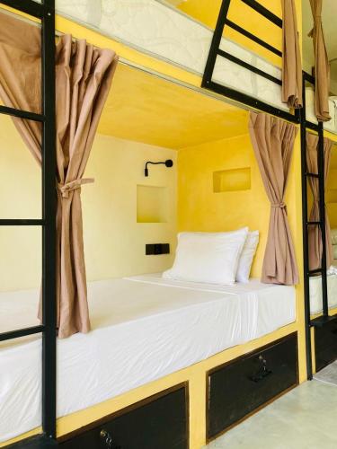 a couple of bunk beds in a room at Layday Surf Ahangama in Ahangama