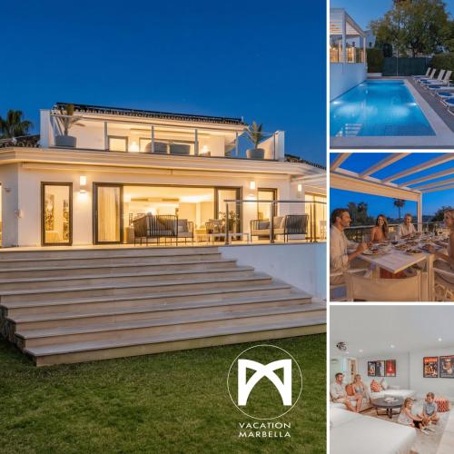 VACATION MARBELLA I Villa Sharma, Sea View Villa, Prime Location, Heated Pool, Sauna, Cine & Entertainment Room, Close to The Beach