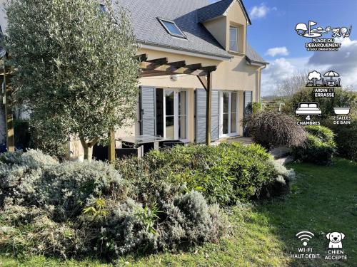 Maison calme et cosy à Port-en-Bessin près du golf et de la mer
