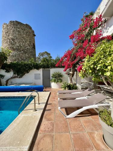 58 - villa 4 chambre piscine prive proche de la mer a Cancelada