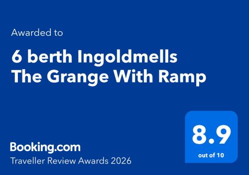a screenshot of the benefit individuals the damage with ramp at 6 berth Ingoldmells The Grange With Ramp in Ingoldmells