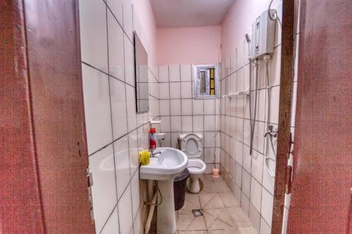 Koupelna v ubytování Penthouse