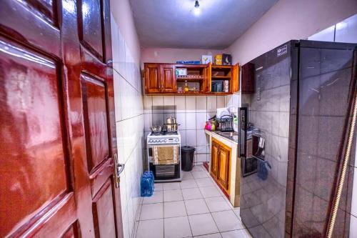 Kuchyň nebo kuchyňský kout v ubytování Penthouse