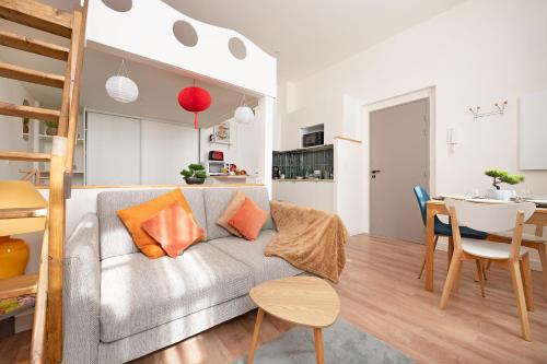 Le Cocon Japandi - Nice Central & Bright Loft