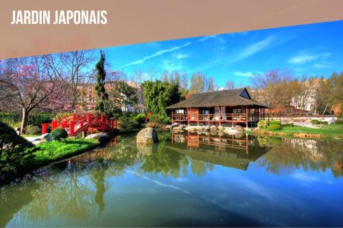 Le Cocon Japandi - Nice Central & Bright Loft