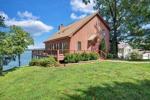 a home on the water with a large yard at Pine Knob Point - Lakehouse w/ Private Dock in Moneta