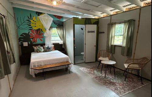 เตียงในห้องที่ Arcadia