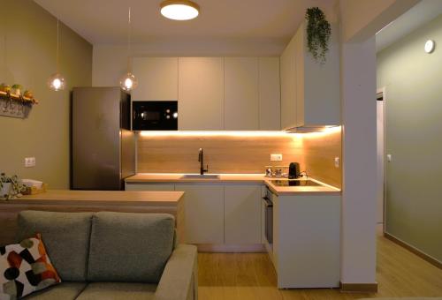 A cozinha ou cozinha compacta de Mona Verde