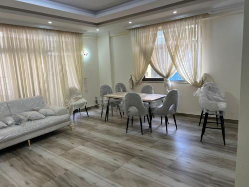Posezení v ubytování luxury apartment