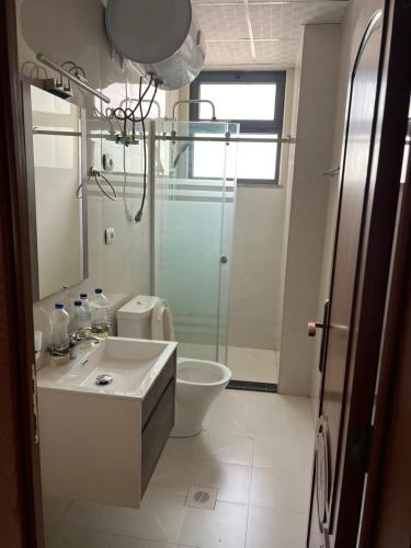 Koupelna v ubytování luxury apartment