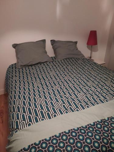 Llit o llits en una habitació de Maison
