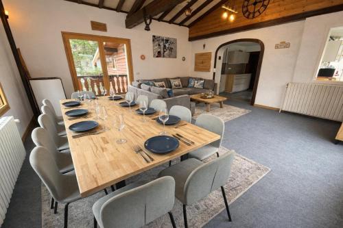 Et opholdsområde på Le Chalet