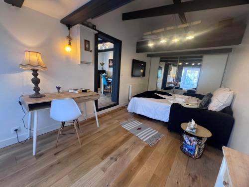 Llit o llits en una habitació de Stephan house