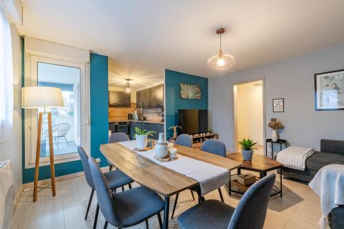 Bleu Bohème - Appartement 2 chambres, terrasse, WiFi fibre - Haguenau