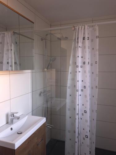 Phòng tắm tại Ferienzimmer Tri Ky