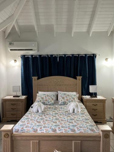 Katil atau katil-katil dalam bilik di getaway on the hill
