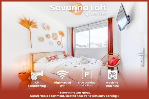 escale-marne fr - Savanna Loft - AC - Climatisation - Parking Gratuit - 102