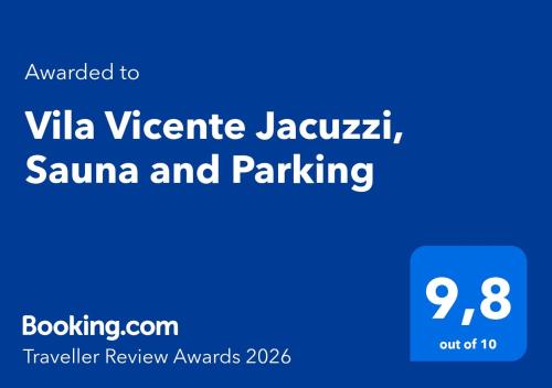 a screenshot of the vita vietnamese javascript sauna and parking at Vila Vicente-Wellness, Fantastic Views and Parking in São Vicente Ferreira