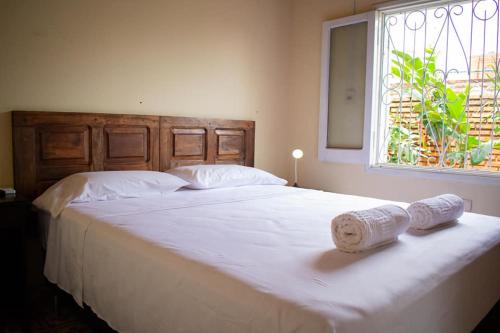 Llit o llits en una habitació de Hospedaje boulevard