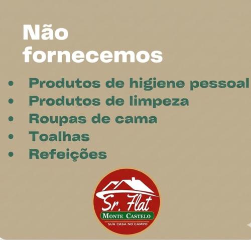 a sign that says nico forcers with a picture of a house at Sr.Flat Monte Castelo in Bezerros