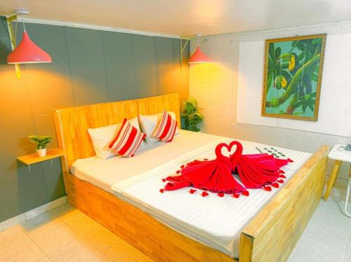 En eller flere senge i et værelse på amazing