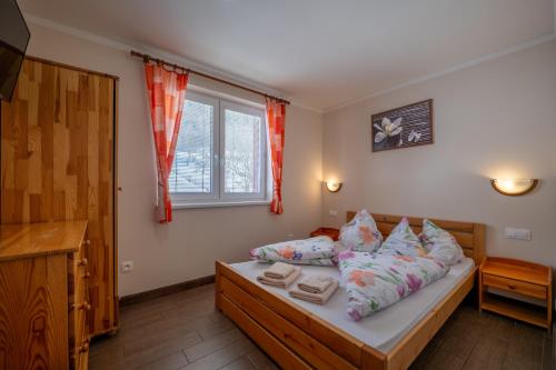 Postel nebo postele na pokoji v ubytování Vila Relax
