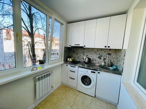 Køkken eller tekøkken på Studio Room Chisinau