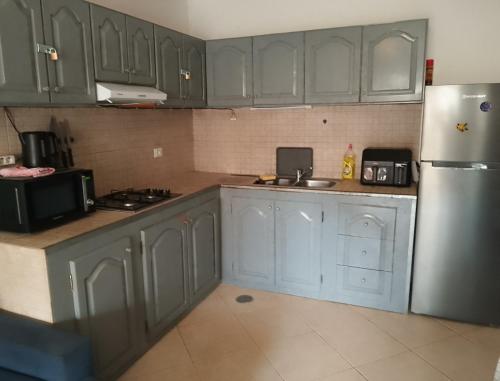 Kuchyň nebo kuchyňský kout v ubytování Cá Morten