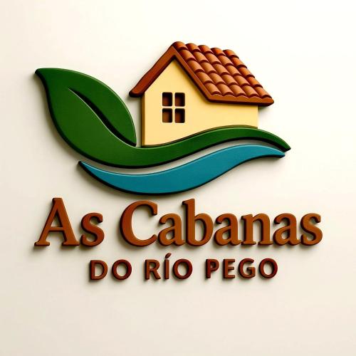 a logo for as cabanas do rio peco at As Cabanas DO RÍO PEGO in Santiago de Compostela